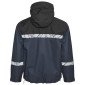 MARINE/NOIR - Softshell professionnelle de travail homme transport chantier logistique artisan