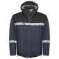 MARINE/NOIR - Softshell professionnelle de travail homme chantier transport artisan logistique