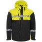 NOIR/FLUO - Softshell professionnelle de travail homme transport chantier logistique artisan