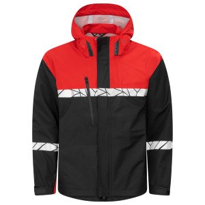MARINE/NOIR - Softshell professionnelle de travail homme artisan manutention chantier logistique
