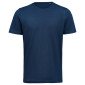 MARINE - Tee-shirt professionnel de travail à manches courtes 100% coton mixte auxiliaire de vie médical aide a domicile infirmi