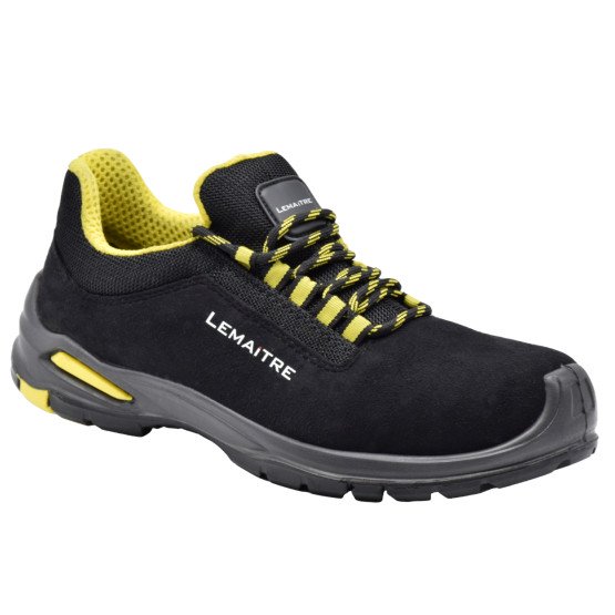 NOIR - Chaussure de sécurité SB professionnelle de travail noire EN ISO 20345 SB mixte logistique artisan transport chantier