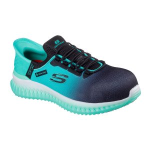 TURQUOISE - Chaussure de sécurité S1PL professionnelle de travail noire EN ISO 20345 S1PL femme aide a domicile infirmier auxil