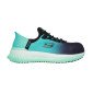 TURQUOISE - Chaussure de sécurité S1PL professionnelle de travail noire EN ISO 20345 S1PL femme aide a domicile infirmier auxil