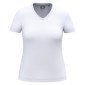 BLANC - Tee-shirt professionnel de travail à manches courtes femme auxiliaire de vie infirmier aide a domicile médical