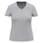 GRIS - Tee-shirt professionnel de travail à manches courtes femme auxiliaire de vie infirmier aide a domicile médical