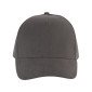 GRIS - Casquette professionnelle de travail 100% coton mixte artisan logistique chantier manutention