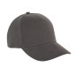 GRIS - Casquette professionnelle de travail 100% coton mixte manutention chantier logistique artisan