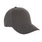 GRIS - Casquette professionnelle de travail 100% coton mixte artisan logistique chantier manutention