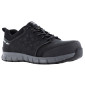 NOIR - Chaussure de sécurité S3S professionnelle de travail noire en cuir EN ISO 20345 S3S mixte logistique chantier manutention
