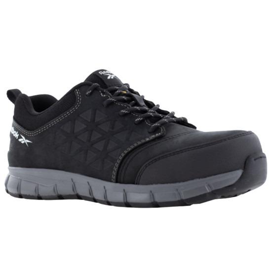 NOIR - Chaussure de sécurité S3S professionnelle de travail noire en cuir EN ISO 20345 S3S mixte logistique chantier manutention
