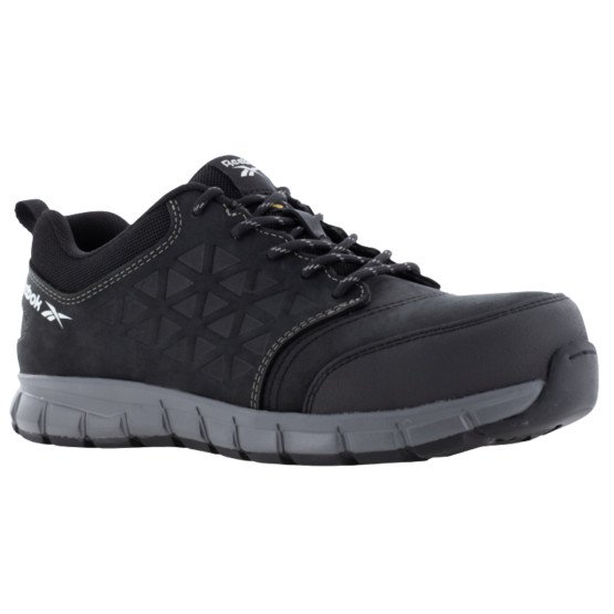 NOIR - Chaussure de sécurité S3S professionnelle de travail noire en cuir EN ISO 20345 S3S mixte manutention artisan logistique