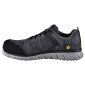 NOIR - Chaussure de sécurité S1PS professionnelle de travail noire EN ISO 20345 S1PS mixte manutention artisan logistique chant