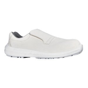 BLANC - Chaussure de cuisine de sécurité S2 professionnelle de travail blanche EN ISO 20345 S2 mixte hôtel restaurant restaurat