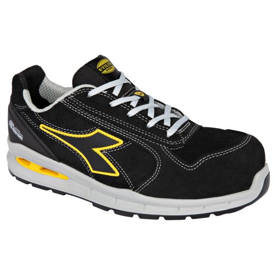 NOIR - Chaussure de sécurité S3S professionnelle de travail noire en cuir EN ISO 20345 S3S mixte transport artisan manutention c