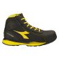 NOIR - Chaussure de sécurité S3S professionnelle de travail noire en cuir EN ISO 20345 S3S mixte logistique chantier transport a