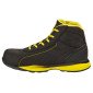 NOIR - Chaussure de sécurité S3S professionnelle de travail noire en cuir EN ISO 20345 S3S mixte logistique chantier transport a