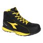 NOIR - Chaussure de sécurité S3S professionnelle de travail noire en cuir EN ISO 20345 S3S mixte logistique chantier transport a