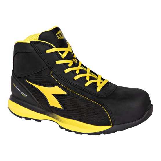 NOIR - Chaussure de sécurité S3S professionnelle de travail noire en cuir EN ISO 20345 S3S mixte logistique chantier transport a