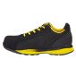 NOIR - Chaussure de sécurité S1PS professionnelle de travail noire en cuir EN ISO 20345 S1PS mixte manutention artisan logistiqu
