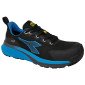 NOIR/BLEU - Chaussure de sécurité S3S professionnelle de travail noire EN ISO 20345 S3S mixte transport artisan logistique chan