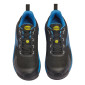 NOIR/BLEU - Chaussure de sécurité S3S professionnelle de travail noire EN ISO 20345 S3S mixte transport artisan manutention cha