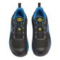 NOIR/BLEU - Chaussure de sécurité S3S professionnelle de travail noire EN ISO 20345 S3S mixte transport artisan logistique chan