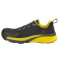 NOIR/JAUNE - Chaussure de sécurité S3S professionnelle de travail noire EN ISO 20345 S3S mixte transport artisan manutention ch