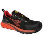 NOIR/ROUGE - Chaussure de sécurité S3S professionnelle de travail noire EN ISO 20345 S3S mixte transport artisan logistique cha