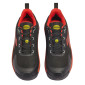 NOIR/ROUGE - Chaussure de sécurité S3S professionnelle de travail noire EN ISO 20345 S3S mixte transport artisan manutention ch
