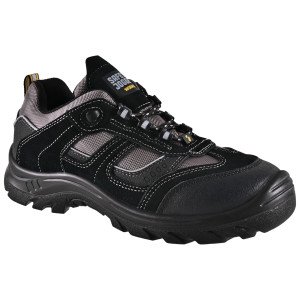 NOIR - Chaussure de sécurité S3S professionnelle de travail noire en cuir EN ISO 20345 S3S mixte transport artisan logistique ch