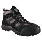 NOIR - Chaussure de sécurité S3S professionnelle de travail noire en cuir EN ISO 20345 S3S homme logistique artisan manutention
