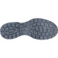 NOIR/ROUGE - Chaussure de sécurité S1PS professionnelle de travail noire en cuir EN ISO 20345 S1PS mixte manutention chantier tr