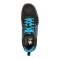 NOIR/BLEU - Chaussure de sécurité S1PS professionnelle de travail noire EN ISO 20345 S1PS mixte chantier manutention artisan tr