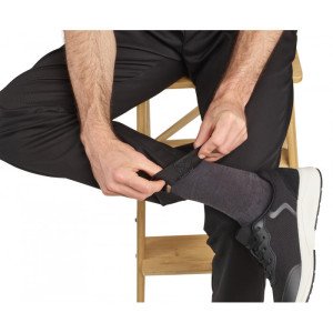 BLEU - Pantalon élastiqué professionnel de travail mixte auxiliaire de vie médical aide a domicile infirmier