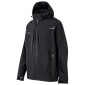NOIR - Veste de travail professionnelle à manches longues mixte logistique chantier transport artisan
