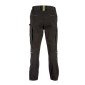 NOIR - Pantalon de travail professionnel mixte manutention chantier transport artisan