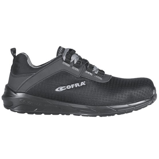 NOIR - Chaussure de sécurité S3S professionnelle de travail noire EN ISO 20345 S3S mixte logistique chantier transport artisan