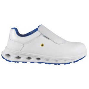 BLANC - Chaussure de sécurité S3S professionnelle de travail blanche EN ISO 20345 S3S mixte serveur restauration cuisine hôtel