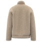 BEIGE - Veste polaire professionnelle de travail à manches longues mixte médical aide a domicile infirmier auxiliaire de vie