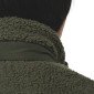 KAKI - Veste polaire professionnelle de travail à manches longues mixte médical aide a domicile infirmier auxiliaire de vie