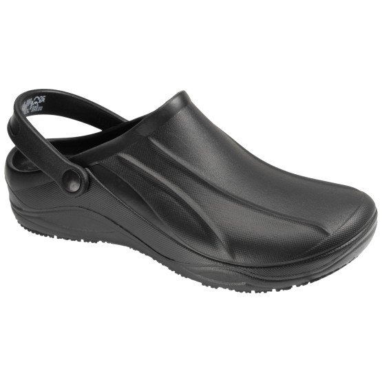 NOIR - Sabot professionnel de travail blanc noir EN ISO 20347 mixte aide a domicile médical auxiliaire de vie infirmier