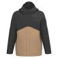 BEIGE/NOIR - Parka professionnel de travail mixte chantier logistique artisan transport