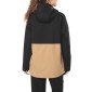 BEIGE/NOIR - Parka professionnel de travail mixte transport chantier manutention artisan