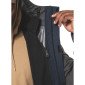 MARINE/GRIS - Parka professionnel de travail mixte transport chantier manutention artisan