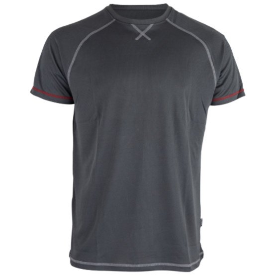 ARDOISE - Tee-shirt professionnel de travail à manches courtes raglan homme transport artisan manutention chantier