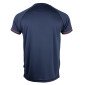 BLEU - Tee-shirt professionnel de travail à manches courtes raglan homme transport artisan manutention chantier
