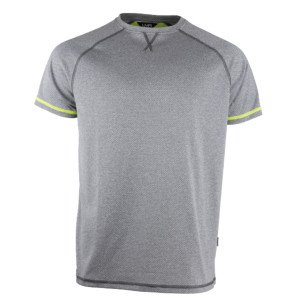 ARDOISE - Tee-shirt professionnel de travail à manches courtes raglan homme transport artisan manutention chantier