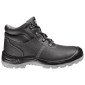 NOIR - Chaussure haute de sécurité S3 professionnelle de travail noire en cuir EN ISO 20345 S3 mixte chantier entretien artisan 