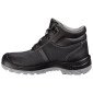 NOIR - Chaussure haute de sécurité S3 professionnelle de travail noire en cuir EN ISO 20345 S3 mixte chantier entretien artisan 